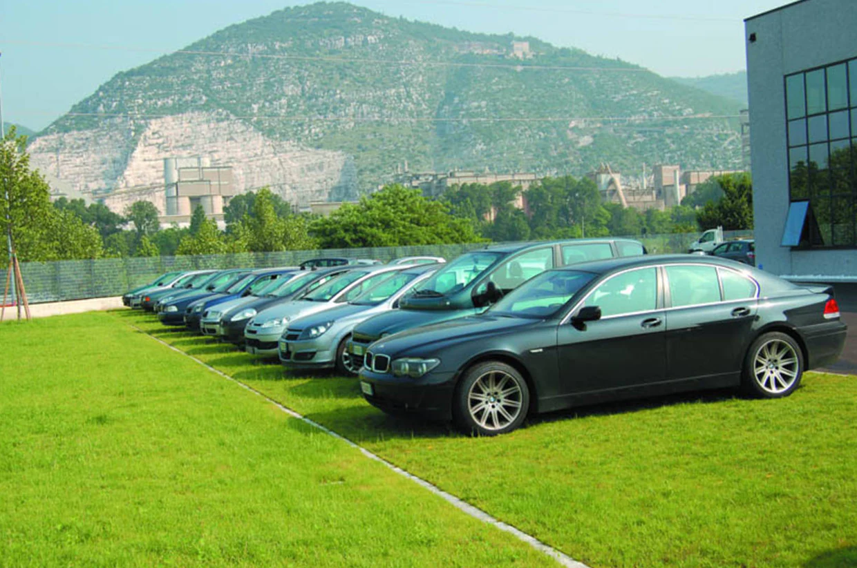 parking sa runfloor podlogom, travnati parking sa vodopropusnom podlogom